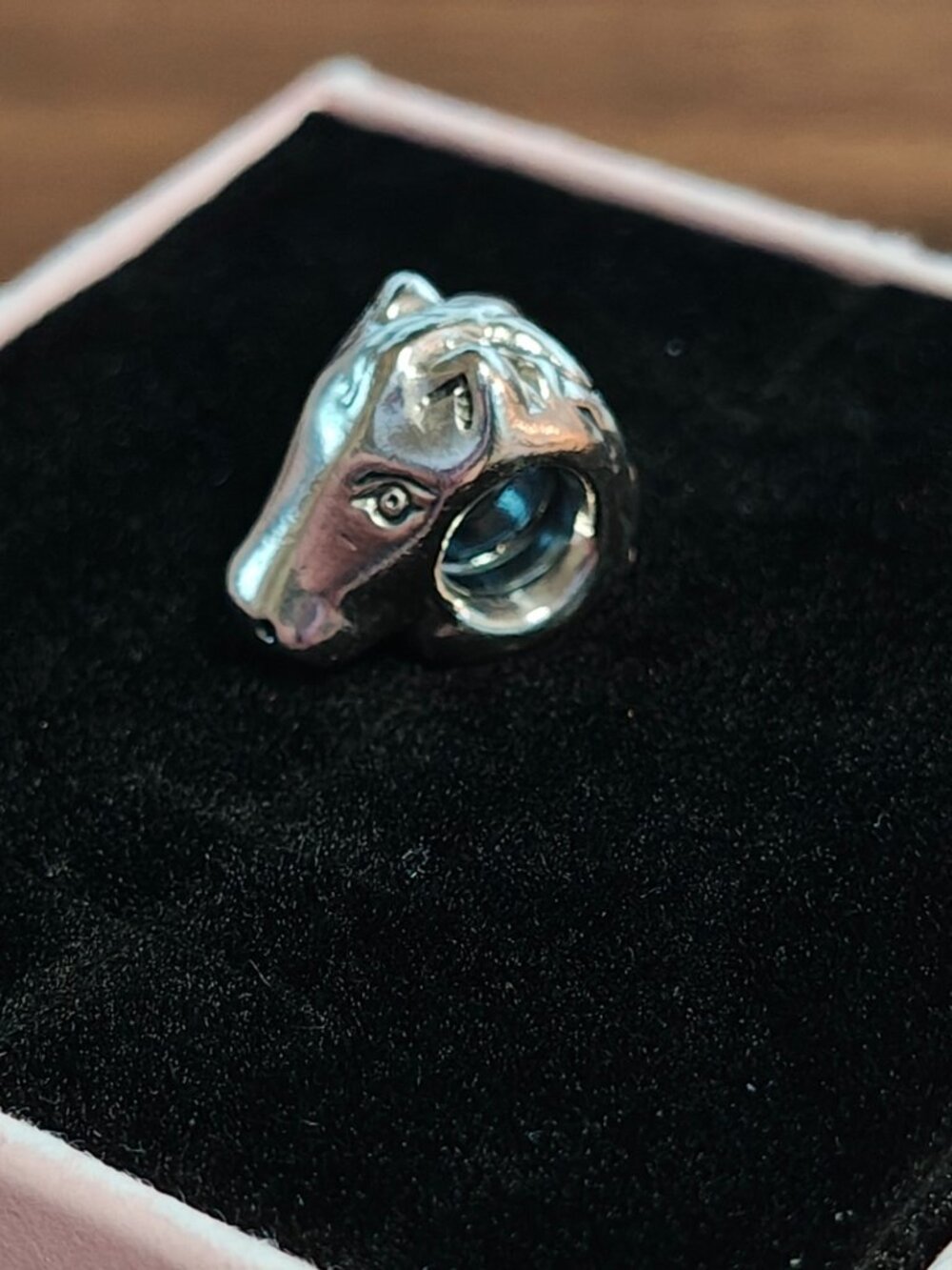 Authentic Pandora Retired Horse Head Charm 790253 Sterling Silver Horse Animal